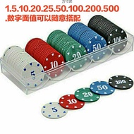 Fried Golden Flower Chip Chip Coin Chip Set Plastic Coin Chip Chip Mahjong Poker Game Token Chess Ro