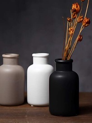 DIY 迷你 3d 乾花瓶石膏矽膠和滴管模具適用於自製圓柱條紋插花裝飾品