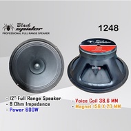 Black Spider 12" BS 1248 BS1248 Speaker 12 inch VC 1.5" inch 600W 8R Professional Full Range Compone