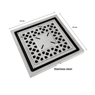 Floor drain Sewer trap Blocking odor insects Stainless Steel 150×150 mm Silver Made in KOREA