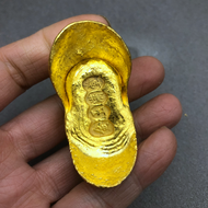 เหรียญโบราณทองคำแท่งเหรียญทองทองแดงทอง Retro เหรียญทอง Jin Yu Mandang ทรัมเป็ตมือวาง Home Craft