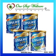 ENSURE GOLD (VANILA / KOPI / GANDUM / BADAM) / ENSURE GOLD (VANILLA / COFFEE / WHEAT / ALMOND) 800G 