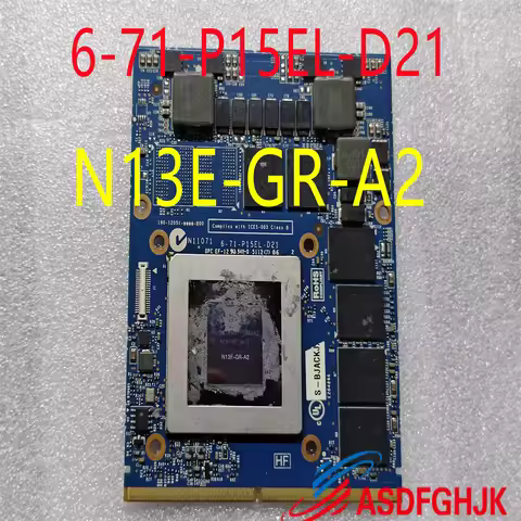 ForClevo X7200 X8100 P150HM P170HM P150EM GTX670MX GTX 670MX N13E-GR-A2 3G 6-71-P15EL-D21 VGA Video 