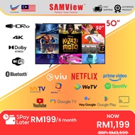 SAMView 4K UHD Licensed QLED Google TV (50")