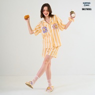 SLEEPING CLOUD Pajamas | 1 LYOCELL Soft And Cool Fabric Comfortable To Wear : Short Sleeves Smiley M