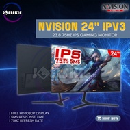 【hot sale】 Nvision 24 ipv8  Monitor IPS Panel PC Computer Desktop Monitor 5MS/75HZ for Home Work Ga