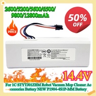 For 1C STYTJ01ZHM Robot Vacuum Mop Cleaner Accessories Battery NEW P1904-4S1P-MM Battery 14.4V