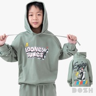 DOSH KIDS JACKET HOOD LOONEY TUNES เสื้อแจ็คเก็ตฮู้ด DLTBJ5000-GR (4-12)