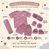 Newborn Bundle Package Swaddle Set Newborn Baby SartakiBANDO MaroonPOLOS