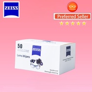 50 PCS Lens Wipe Alcohol-Free Cleaning Tissue Over Size (Box of 50) Pre-Moistened Lenses Clean Cloth