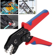 Hardened Steel Crimping Tool Crimping Tool Set Self-adjustable Ratcheting Crimping Pliers for Electrical Wire Spade Connector Ergonomic Design Portable Tool for Southeast