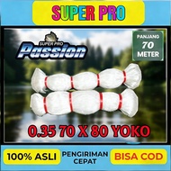 MATA FISHING NET 035 70X80 YOKO UPRIGHT EYEED FISHING NET 0.35 STRING NET 0.35 PUT NET jaring ikan f