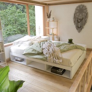 Koncept Furniture เตียง KC-PLAY รุ่น FANTASY สีโอ๊ค สีขาว