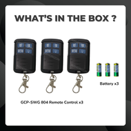 GCP-SWG-804 Control Panel Board For Auto Gate with 3 Remote Controls & Batteries