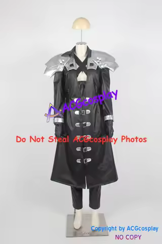Final Fantasy VII Sephiroth Cosplay Costume acgcosplay Faux Leather Made