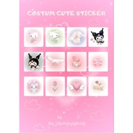 costum korea sanrio cute mail sticker
