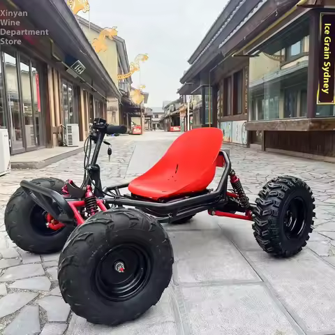 Electric Lithium Battery Four-Stroke Adult Go-Kart Internet Celebrity Drift Car 4x4 Four-Wheel Playg