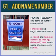 ❤ ◩ GCash Cash In Cash Out and Load Tindahan Business Tarpaulin Signage