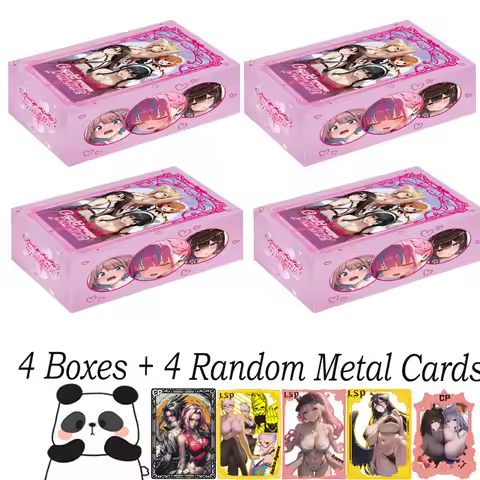4Boxes GENKI PARADE Waifu Box Hobby Goddess Story Collection Card Maiden Party CCG Game Card Doujin 