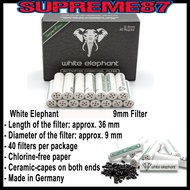 White Elephant Smoking Pipe Filters Active Charcoal