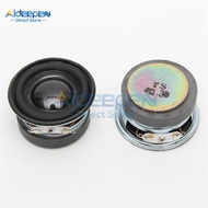 1pc Amplifier Speaker 3w 4 Ohm Diameter 40mm Ujung Pu Hitam Magnetik