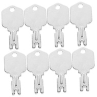 GANAZONO 8pcs Heavy Equipment Keys Forklift Ignition Keys Replacement Ignition for Forklift