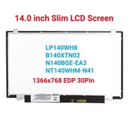 14.0 inch 30 pins slim LCD laptop NT140WNM-N31 NT140WHM-N41 b140xtn02.d b140xtn02.e b140xtn02.a b140