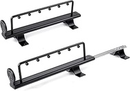 Pull Out Clothes Hanger Rail, Extendable Closet Rod, for Pants Clothes,Wardrobe Clothes Rail 30-60cm