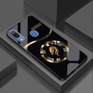 Ốp Lưng cho SAMSUNG GALAXY A20 A30 M20 Mặt kính cường lực cao cấp Họa tiết LOGO RỒNG