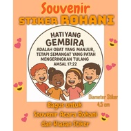 Happy Heart Bible Verse Sticker Souvenir