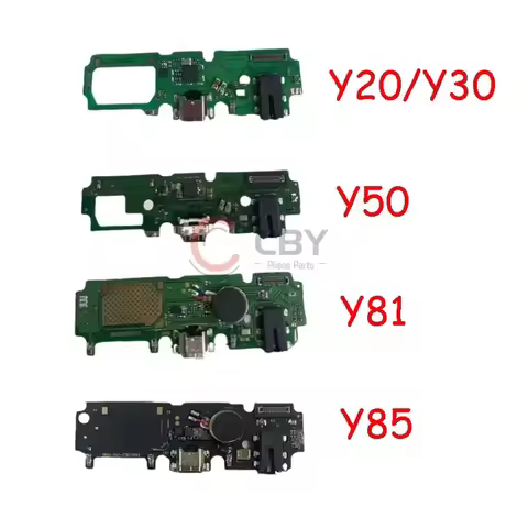 High quality For Vivo Y3 Y5S Y7S Y20 Y30 Y50 Y81 Y85 USB Charging Dock Connector Port Board Flex Cab