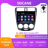 Seicane TopNavi 10.1inch QLED Touch screen Android 12.0 Car Audio Stereo player for 2006 2007 2008 2