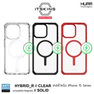 ITSKINS HYBRID R CLEAR // SOLID Case-For iPhone 15/15 Pro/15 Promax iPhone 15 Case iPhone 15 Pro Cas
