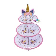 Cake tier standing cake/ cake stand/ unicorn flower cup cake stand/