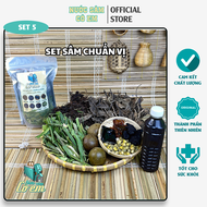 Tặng Lục Vị - Combo 5 Set nước sâm chuẩn vị nước sâm Cô Em thảo mộc thanh nhiệt - mỗi set nấu 10L