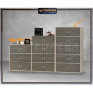 EUREKA 4ft Storage Cabinet Door Compartment Wood Office / Rak Almari Buku Berpintu