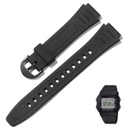Watch Bracelet For Casio G-Shock Strap W-800H W-217H AQ-S800W Resin Rubber Convex Joint watch access