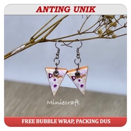 UNIQUE MINIATURE EARRINGS ANTI PLAY DCREPES DUS