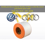 Audi - A6 C7 2.0L Air Filter 4G0-133-843K