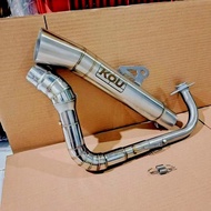 Open pipe Kou Super Exhaust pipe 51mm For Mio Sporty Mio soul i125 Mio soulty Mio gear Mio gravity C