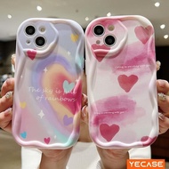 Iridescent Color Cute Shell Heart Pattern Casing Suitable for OPPO A1 AX5 A12E A5S AX7 AX5S A7N A12 A12S 5G 4G Anti Fall Shockproof Protective Cover Silicone Cream Phone Case
