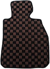 ZERO Floor Mats for Subaru Impreza Wagon 4WD H4/11-H12/8 GF1-8 Check Brown/Black with Heel Pad