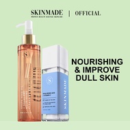 SKINMADE Nourishing & Improve Dull Skin - Grape Seed Cleansing Oil + Hyaluronic Acid Serum