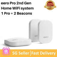 Amazon eero Pro 2nd Gen mesh Home WiFi system (1 Pro + 2 Beacons)