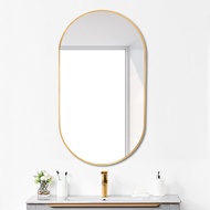 Mirror World Family Bathroom Mirror Toilet Wall Hanging Dressing Mirror Toilet Mirror Wall-Mounted Decorative Mirror C4SG