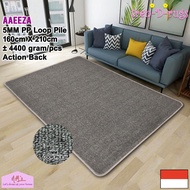 Karpet permadani polos alas lantai ruang tamu bulu kamar tidur minimalis 160 cm x 210 cm - NMs