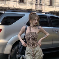 Leopard Print Top Leopard Print Vest Leopard Print Sling Polka Dot Top Design Top Leopard Print Wome