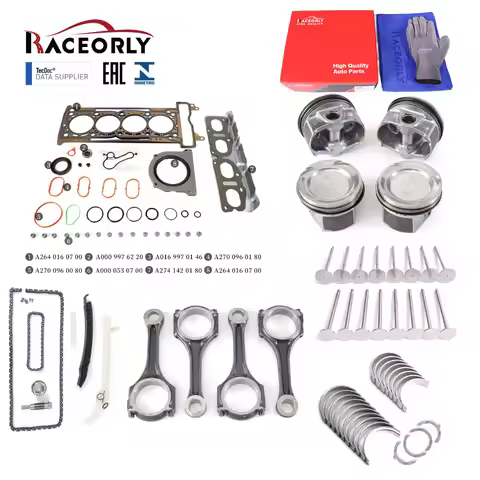 RACEORLY Engine Rebuild Piston Timing Valve For Mercedes C300 E300 W205 M264 2.0