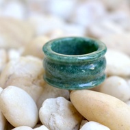 Rare Tone Green Emperor Jade Ring size 60-61 mm