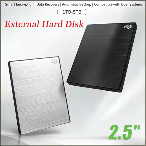 For Seagate External 2TB Encrypted USB 3.0 Mobile Hard Drive with 5TB Expansion Capacity, Genuine 4T